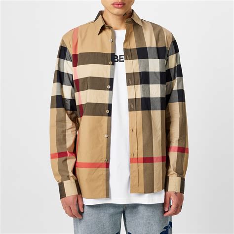 long sleeve burberry men shirt